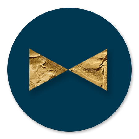 Sluitzegel strikje goud